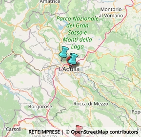Mappa Via Cittaducale, 67100 L'Aquila AQ, Italia (52.82857)