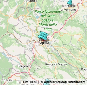 Mappa Via Cittaducale, 67100 L'Aquila AQ, Italia (27.6025)