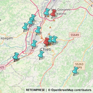 Mappa Via Carlo de Lellis, 66100 Chieti CH, Italia (4.22714)
