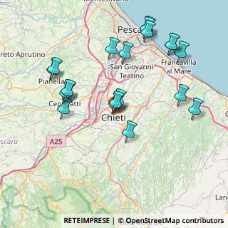 Mappa Via Carlo de Lellis, 66100 Chieti CH, Italia (8.8145)
