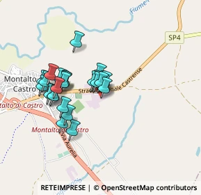 Mappa Strada Castrense, 01014 Montalto di Castro VT, Italia (0.732)