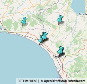 Mappa Via Regisvilla, 01014 Montalto di Castro VT, Italia (10.85154)