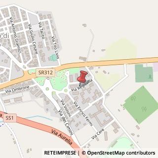 Mappa Via Regisvilla, 24, 01014 Montalto di Castro, Viterbo (Lazio)