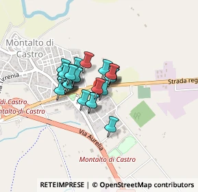 Mappa Via Regisvilla, 01014 Montalto di Castro VT, Italia (0.27241)