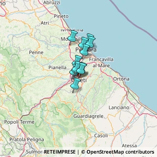 Mappa Via Asinio Herio, 66100 Chieti CH, Italia (6.90083)