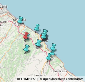 Mappa Via B. Cascella, 66026 Ortona CH, Italia (4.55471)