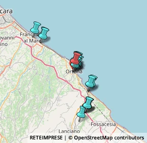 Mappa Via B. Cascella, 66026 Ortona CH, Italia (5.0925)