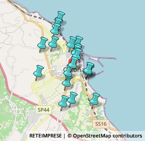 Mappa Via B. Cascella, 66026 Ortona CH, Italia (1.406)