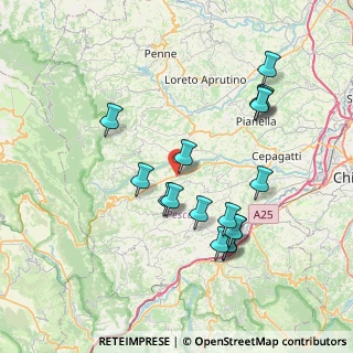 Mappa Via S. Irene, 65011 Catignano PE, Italia (7.91647)