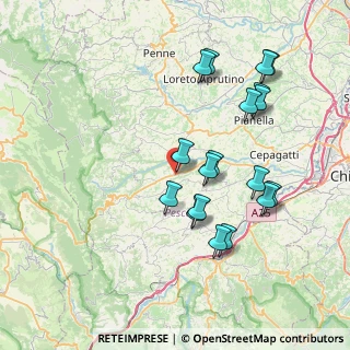 Mappa Via S. Irene, 65011 Catignano PE, Italia (8.04833)