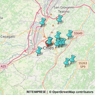 Mappa Via Vernia Nicoletto, 66100 Chieti CH, Italia (2.9125)