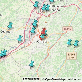 Mappa Via Vernia Nicoletto, 66100 Chieti CH, Italia (5.9275)