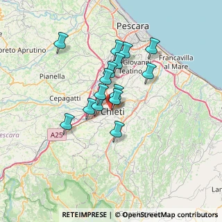Mappa Via Vernia Nicoletto, 66100 Chieti CH, Italia (5.62067)