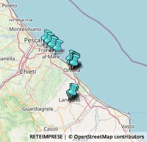 Mappa Localita' Lido Saraceni, 66026 Ortona CH, Italia (8.56526)