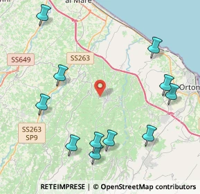 Mappa 66010 Tollo CH, Italia (5.29727)