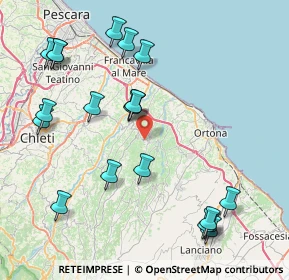 Mappa 66010 Tollo CH, Italia (9.9205)