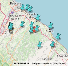Mappa 66010 Tollo CH, Italia (8.955)