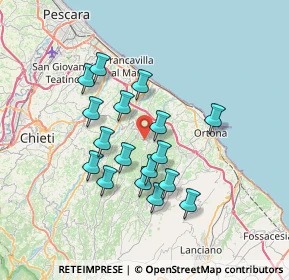 Mappa 66010 Tollo CH, Italia (6.35235)