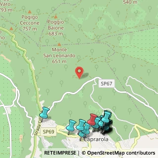 Mappa SP67, 01032 Caprarola VT, Italia (1.63571)