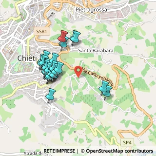 Mappa Strada dei Cipressi, 66100 Chieti CH, Italia (0.46964)