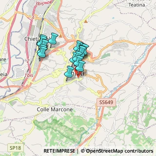 Mappa Via Enrico Carusi, 66100 Chieti CH, Italia (1.53294)