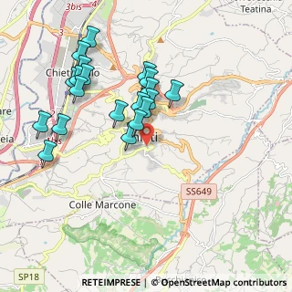 Mappa Via Enrico Carusi, 66100 Chieti CH, Italia (2.004)