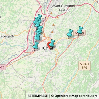 Mappa Via Enrico Carusi, 66100 Chieti CH, Italia (3.57545)
