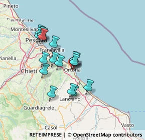 Mappa Contrada Villa Pincione, 66026 Ortona CH, Italia (11.975)