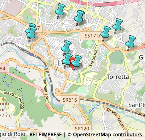 Mappa Via San Michele, 67100 L'Aquila AQ, Italia (1.09273)