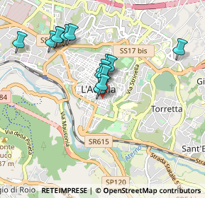 Mappa Via San Michele, 67100 L'Aquila AQ, Italia (0.87643)