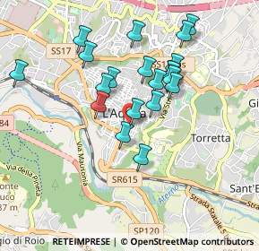 Mappa Via San Michele, 67100 L'Aquila AQ, Italia (0.8625)