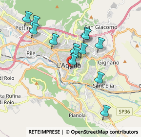 Mappa Via San Michele, 67100 L'Aquila AQ, Italia (1.79692)