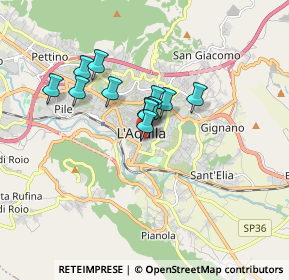 Mappa Via San Michele, 67100 L'Aquila AQ, Italia (1.24333)