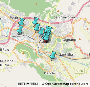 Mappa Via San Michele, 67100 L'Aquila AQ, Italia (1.06583)