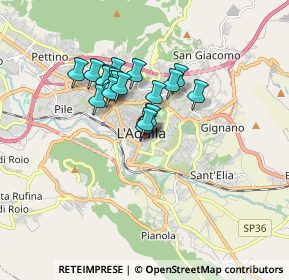 Mappa Via San Michele, 67100 L'Aquila AQ, Italia (1.2805)