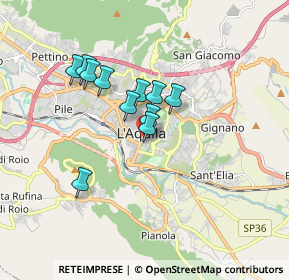 Mappa Via San Michele, 67100 L'Aquila AQ, Italia (1.37273)