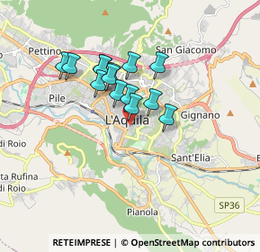 Mappa Via San Michele, 67100 L'Aquila AQ, Italia (1.31786)