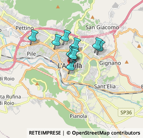 Mappa Via San Michele, 67100 L'Aquila AQ, Italia (1.05182)