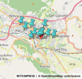 Mappa Via San Michele, 67100 L'Aquila AQ, Italia (1.07909)