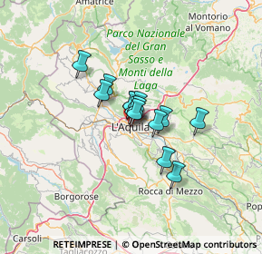 Mappa Via San Michele, 67100 L'Aquila AQ, Italia (7.54857)