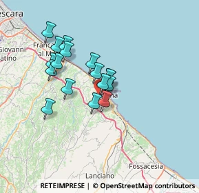 Mappa Via Venezia, 66026 Ortona CH, Italia (5.67294)