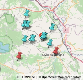 Mappa Via Cavalieri di Vittorio Veneto, 01030 Corchiano VT, Italia (6.145)