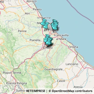 Mappa Via Sinibaldo Baroncini, 66100 Chieti CH, Italia (7.81933)