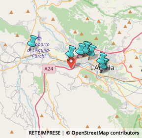 Mappa Autostrada Roma L'Aquila Teramo, 67100 L'Aquila AQ, Italia (4.2975)