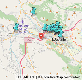 Mappa Autostrada Roma L'Aquila Teramo, 67100 L'Aquila AQ, Italia (3.1575)