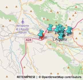 Mappa Autostrada Roma L'Aquila Teramo, 67100 L'Aquila AQ, Italia (3.42583)