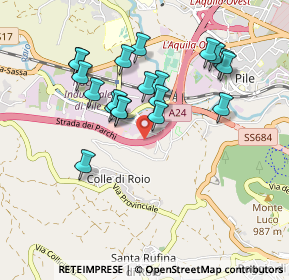 Mappa Autostrada Roma L'Aquila Teramo, 67100 L'Aquila AQ, Italia (0.886)