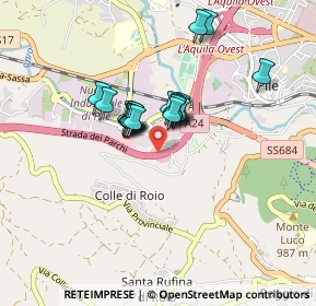 Mappa Autostrada Roma L'Aquila Teramo, 67100 L'Aquila AQ, Italia (0.6215)