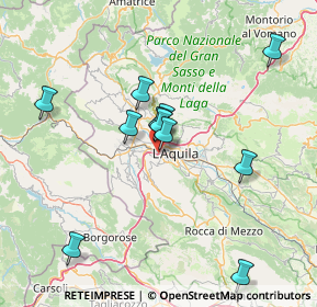 Mappa Autostrada Roma L'Aquila Teramo, 67100 L'Aquila AQ, Italia (14.51909)