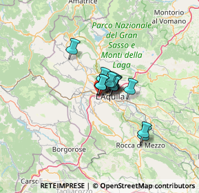 Mappa Autostrada Roma L'Aquila Teramo, 67100 L'Aquila AQ, Italia (6.415)